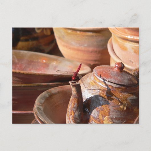 Die rote Libelle Briefkaart (Voorkant)