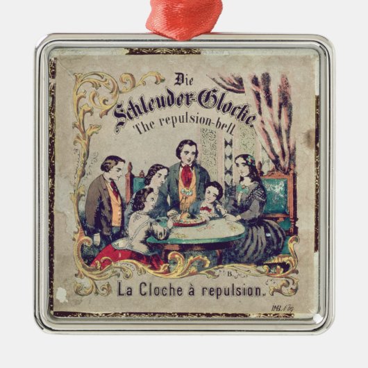 Die Schleuder Glocke - De afstotingsbel Metalen Ornament (Voorkant)