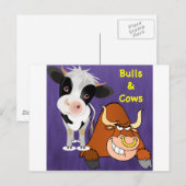 Die Schöne und das Biest Cowstyle Briefkaart (Voorkant / Achterkant)