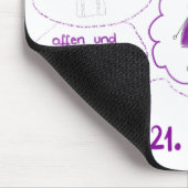 die Schütze Dame - liebevoll gekritzelt Muismat (Hoek)