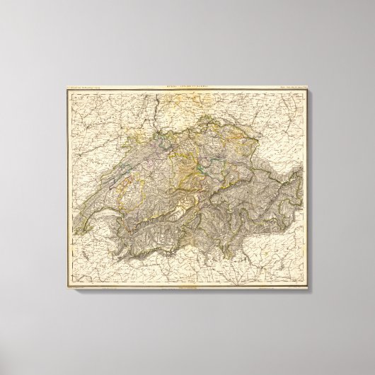 Die Schweiz Canvas Afdruk (Voorkant)