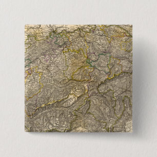 Die Schweiz Vierkante Button 5,1 Cm