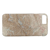 Die Schweiz, Zwitserland Atlas Map Case-Mate iPhone Case (Achterkant (Horizontaal))