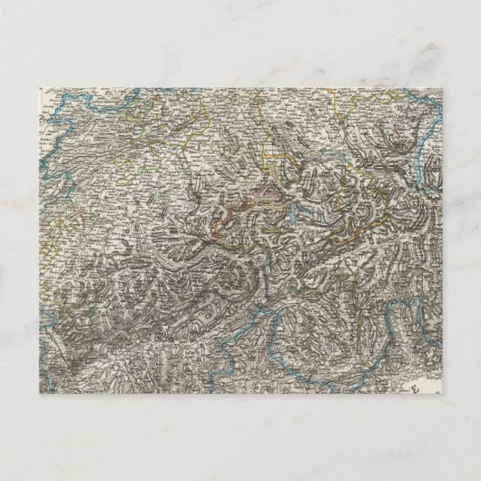 Die Schweiz - Zwitserland Briefkaart (Voorkant)