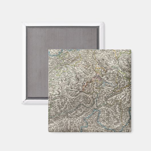 Die Schweiz - Zwitserland Magneet (Voorkant / Achterkant)