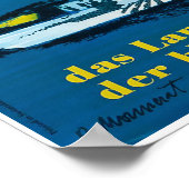 Die Schweiz, Zwitserland, reisposter Poster (Hoek)