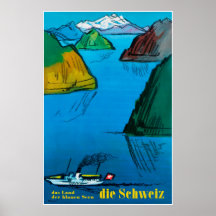 Die Schweiz, Zwitserland, reisposter