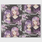 Die Schwestern Lavendel & Sakura Cadeaupapier (Vlak)