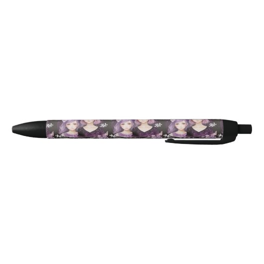 Die Schwestern Lavendel & Sakura Zwarte Inkt Pen (Bodem)