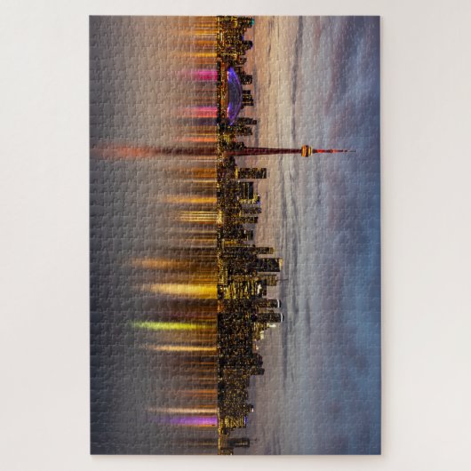 Die Skyline von Toronto Puzzle Legpuzzel (Verticaal)