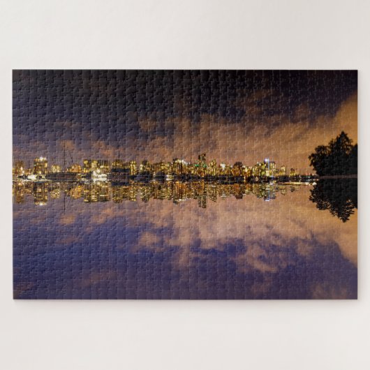Die Skyline von Vancouver in Kanada Legpuzzel (Horizontaal)