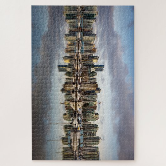 Die Skyline von Vancouver in Kanada Puzzle Legpuzzel (Verticaal)