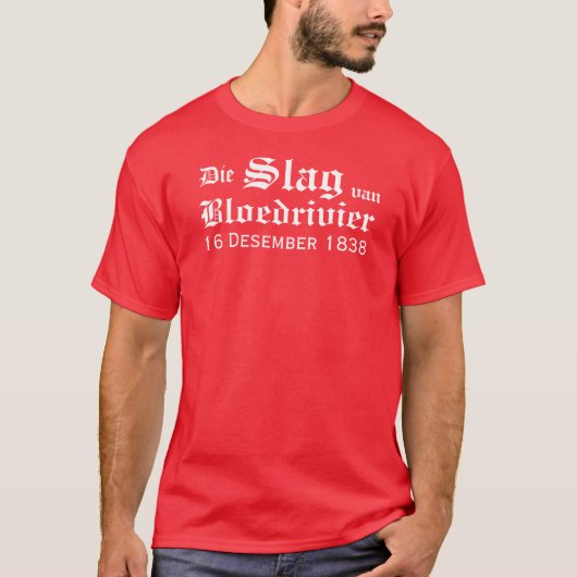 Die Slag van Bloedrivier T-shirt (Voorkant)