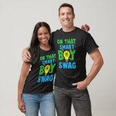 Die slimme jongen zwaaide grappige STEM School Sci T-shirt (Unisex)