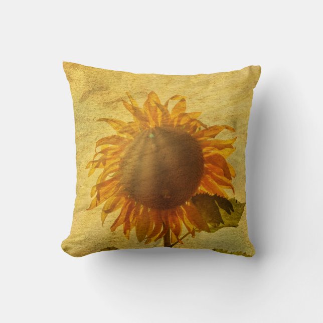 Die Sonnenblume Kussen (Voorkant)