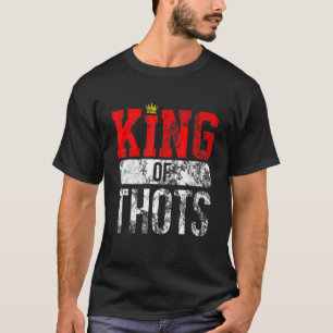 Die speler denkt dat één man een deuk heeft voor h t-shirt