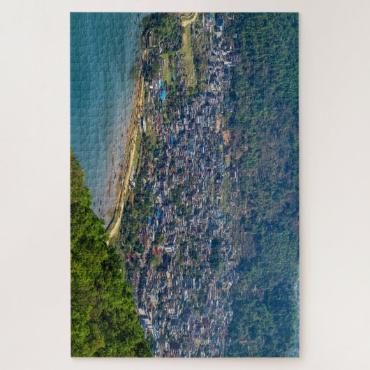 Die Stadt Pokhara in Nepal Legpuzzel (Verticaal)