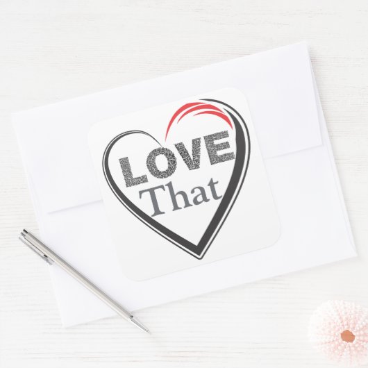 Die sticker leuk vinden (Envelop)