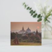 Die Tempel von Bagan in Myanmar Postkarte Briefkaart (Staand voorkant)