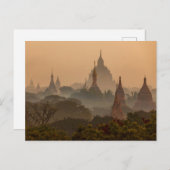 Die Tempel von Bagan in Myanmar Postkarte Briefkaart (Voorkant / Achterkant)