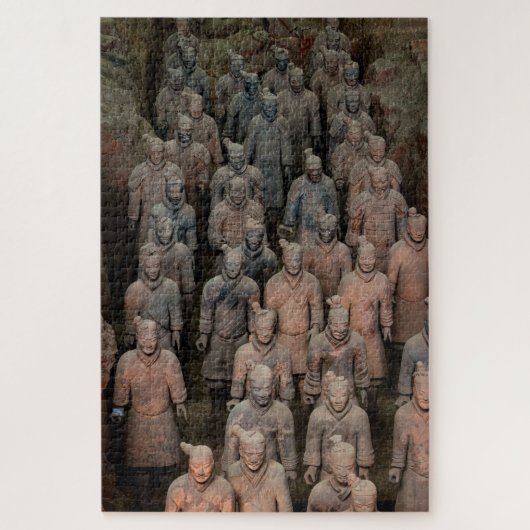 Die Terracotta Armee von Xian in China Legpuzzel (Verticaal)