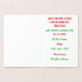 Die tijd is weer aangebroken folie kaarten (Binnen)