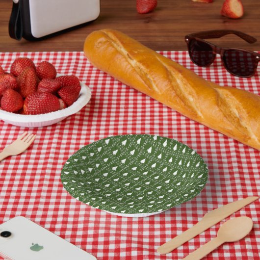 Die tijd van het jaar papieren kommen (Picknick)