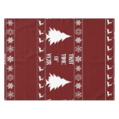 Die tijd van het jaar tafelkleed (Voorkant (Horizontaal))