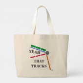 Die Tracks Leuke Trein Boardgame Thema Grote Tote Bag (Achterkant)