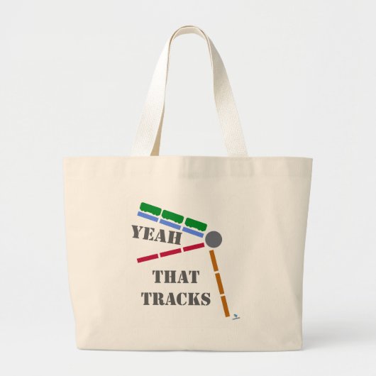 Die Tracks Leuke Trein Boardgame Thema Grote Tote Bag (Voorkant)
