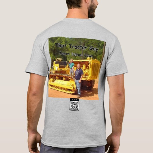 Die Tractor Guy, James Samuel Davis, shirt (Achterkant)