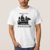 Die trein heeft verzilverd t-shirt (Voorkant)