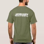 Die twee staven liet vallen t-shirt (Achterkant)