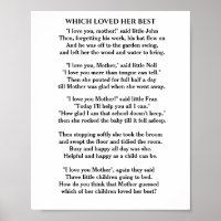 DIE VAN JE HOUDT BESTE MOEDER GEDICHT