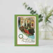 Die van jou voor een vrolijk kerstfeest feestdagenkaart (Staand voorkant)