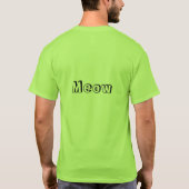die van kat houdt t-shirt (Achterkant)