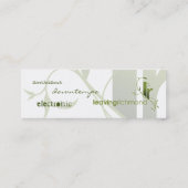 die van richmond kaarten mini visitekaartje (Achterkant)