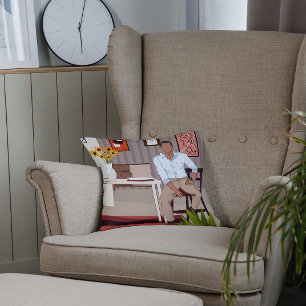 Die vent   Cool Cozy Retro Theme Masculine Kussen