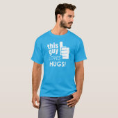 Die vent houdt van Hugs! T-shirt (Voorkant volledig)