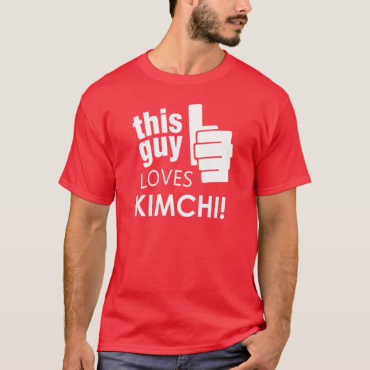 Die vent houdt van Kimchi! T-shirt (Voorkant)
