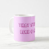 Die vent is OMG! Koffiemok (Voorkant links)