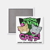 Die verdomde katten! Magneten (Voorkant / Achterkant)