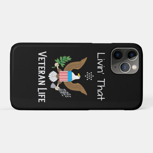 Die Veteran Life Apple iPhone 11 Hoesje (Achterkant (horizontaal))