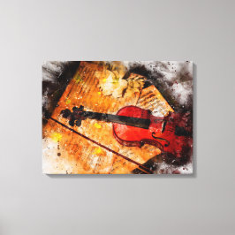 Die Violine Canvas Afdruk