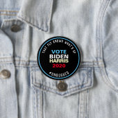 Die vlucht met STEMMING BIDEN HARRIS 2020 Large Ronde Button 7,6 Cm (In situ)