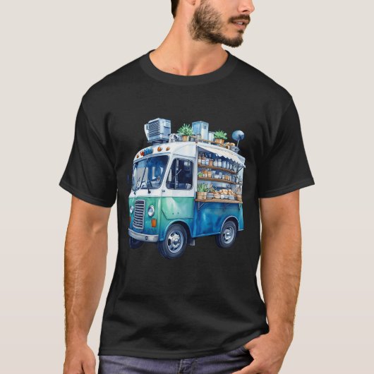 Die voedseltrailers leuk vinden t-shirt (Voorkant)