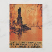 Die vrijheid mag niet van de aarde komen briefkaart (Voorkant)