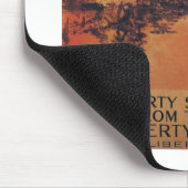 Die vrijheid mag niet van de aarde komen muismat (Hoek)