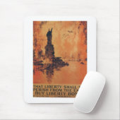 Die vrijheid mag niet van de aarde komen muismat (Met muis)