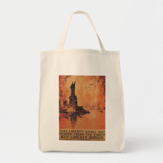 Die vrijheid mag niet van de aarde komen tote bag (Voorkant)